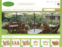 Tablet Screenshot of benchmarkgardenfurniture.co.uk